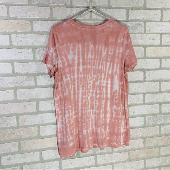 Torrid Vintage Short Sleeve Tee in Tie Dye Dusty Rose Size 00 - Picture 10 of 11